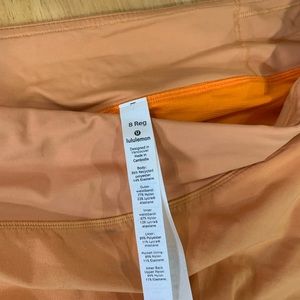 Lululemon short shorts size 8